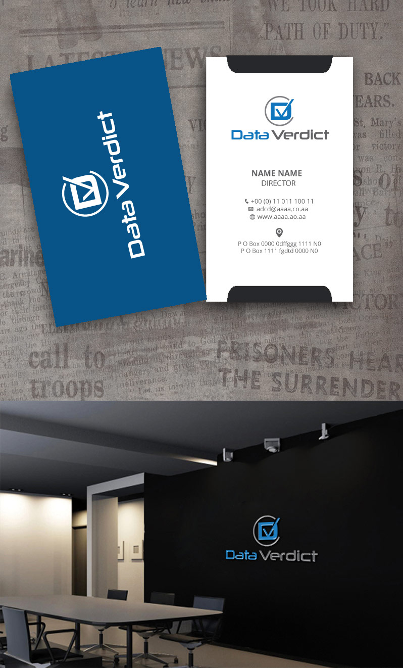 Logo Design by zebronicgraphic for Data Verdict | Design #18653988