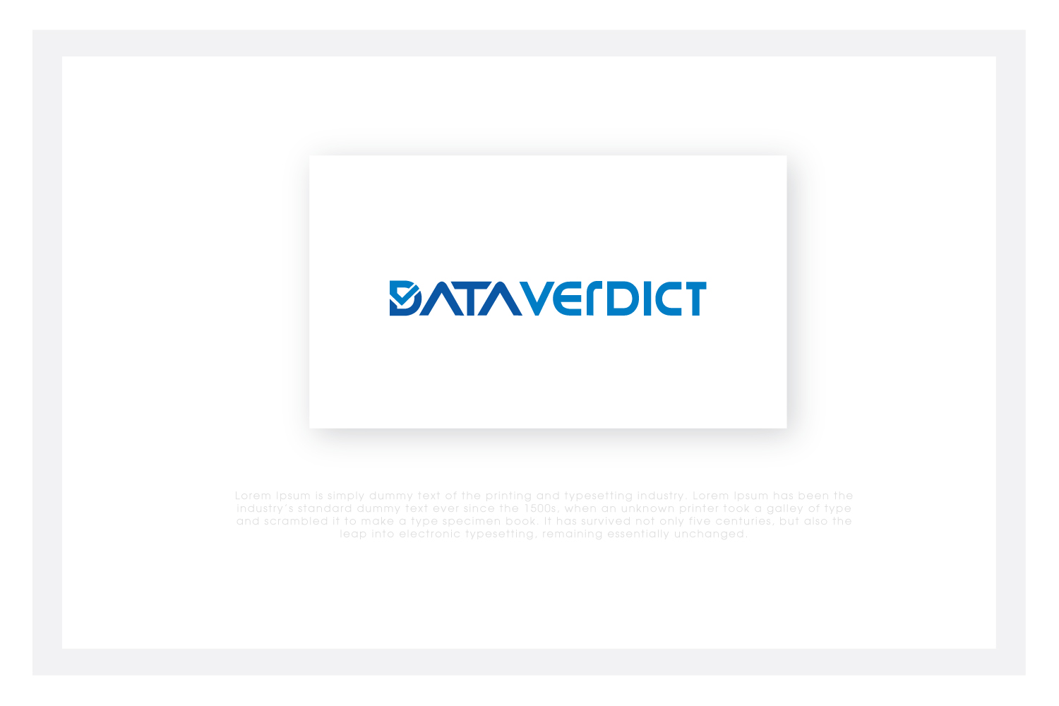 Logo Design by solidinto for Data Verdict | Design #18672131