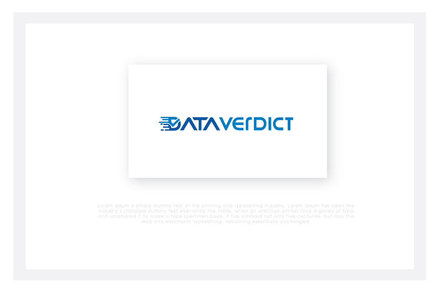 Logo Design by solidinto for Data Verdict | Design #18672552