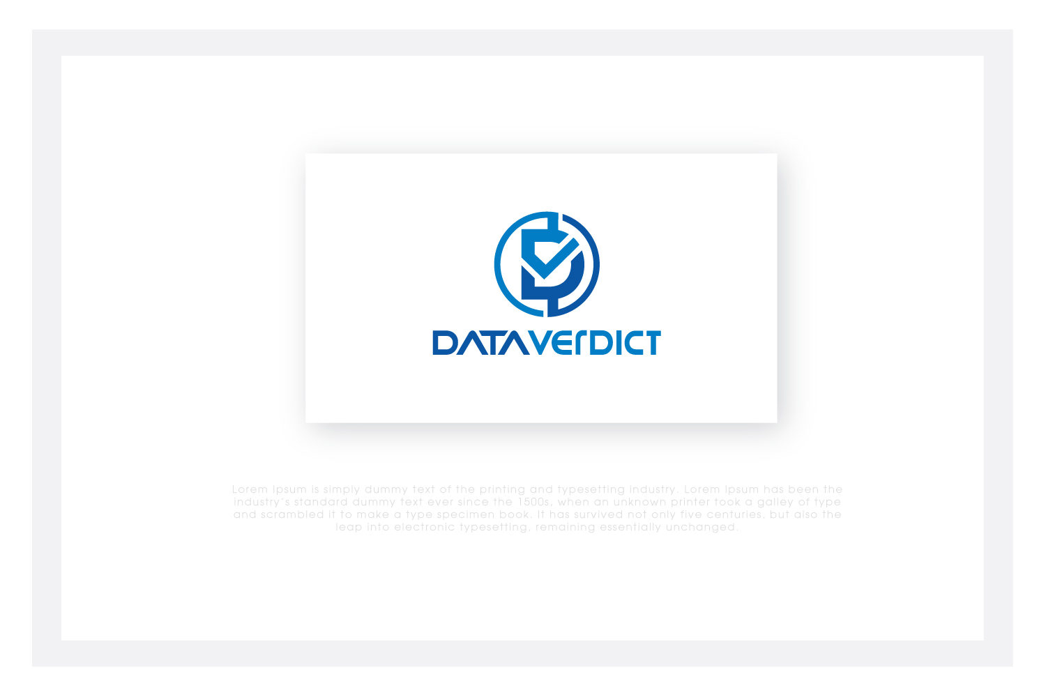 Logo Design by solidinto for Data Verdict | Design #18672554