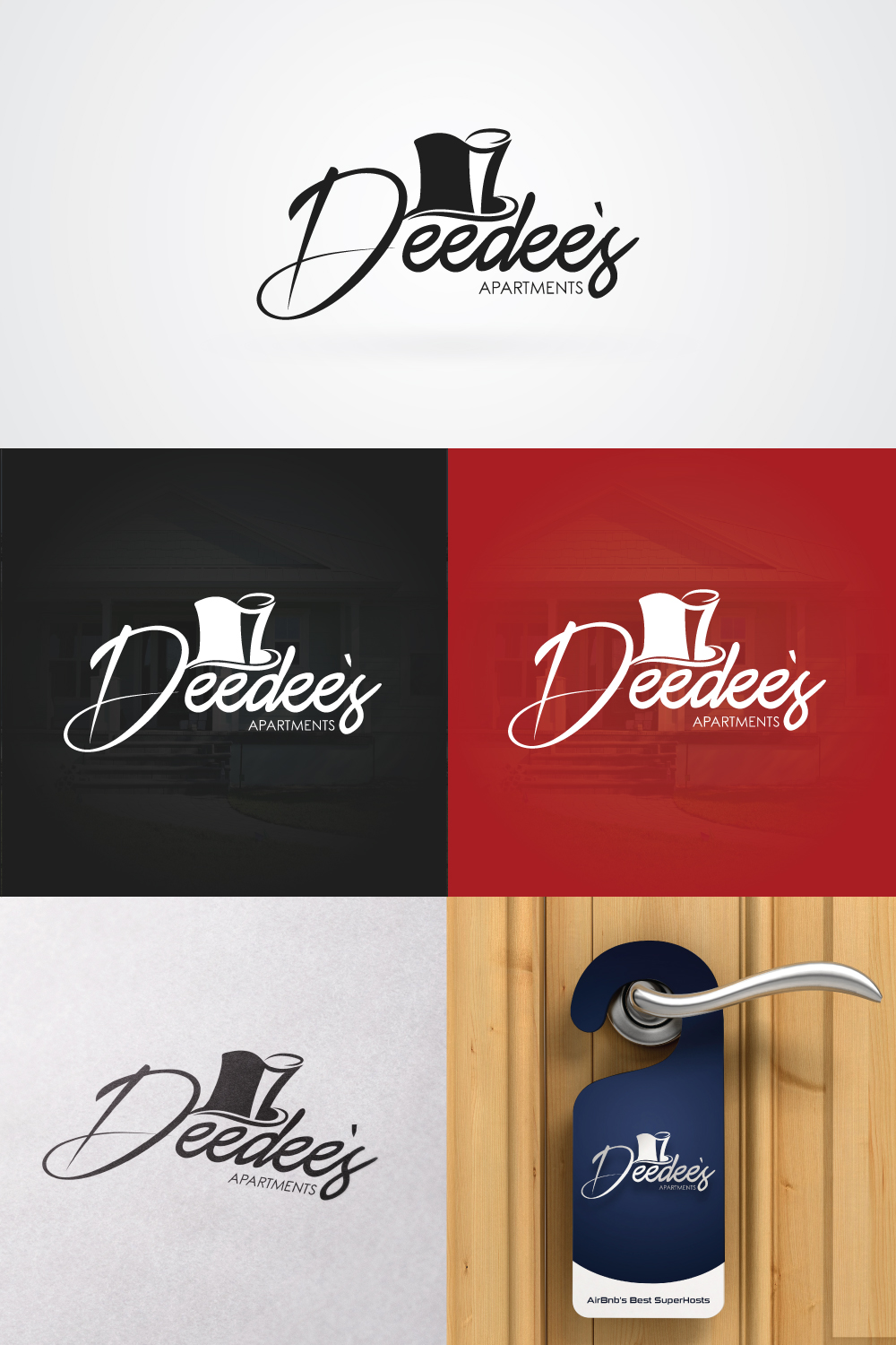 Logo Design by Mrigank Patankar for Deedee's Apartments | Design #18673200