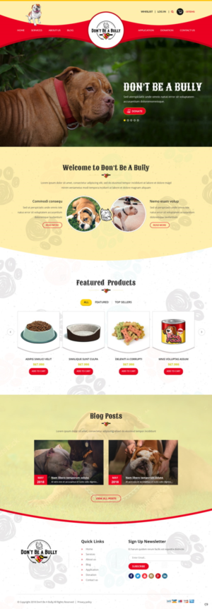 Diseño Web por pb para Don't Be A Bully | Diseño: #18664976