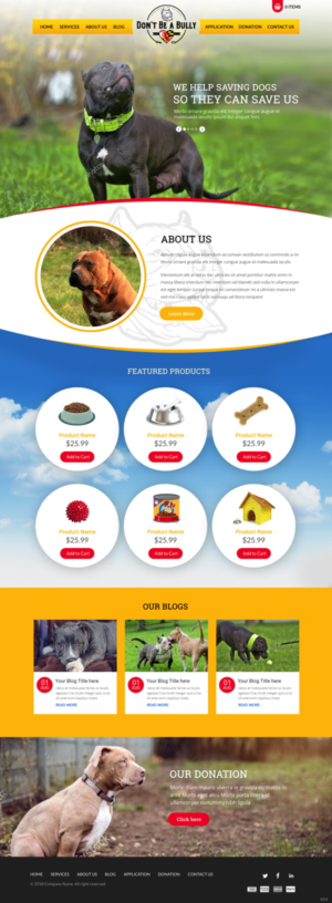 Diseño Web por pb para Don't Be A Bully | Diseño: #18664993