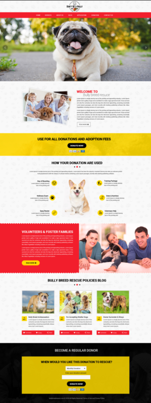Diseño Web por Dream Logo Design para Don't Be A Bully | Diseño: #18675640