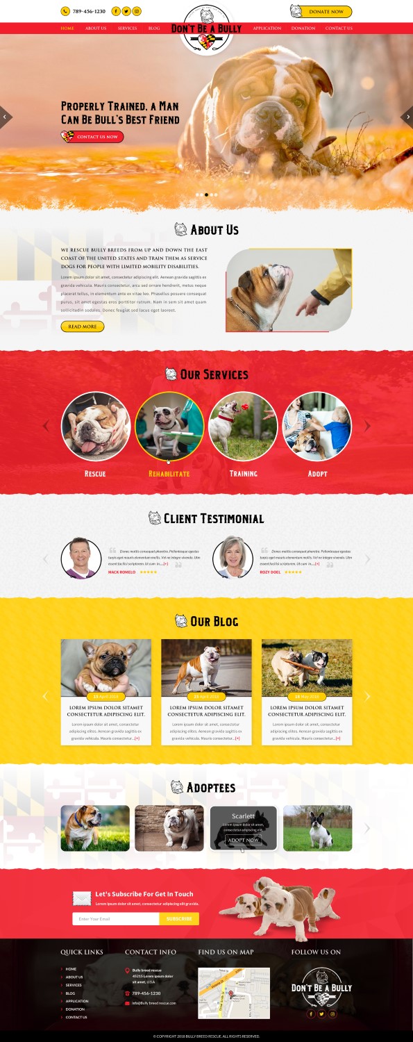 Web Design by Reimagine for Don't Be A Bully | Design #18684717
