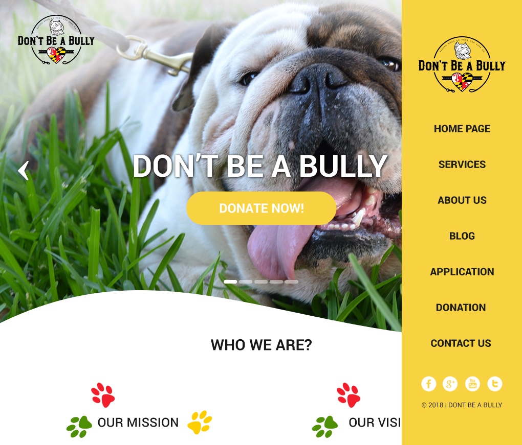 Web Design by RichardReyes for Don't Be A Bully | Design #18716841