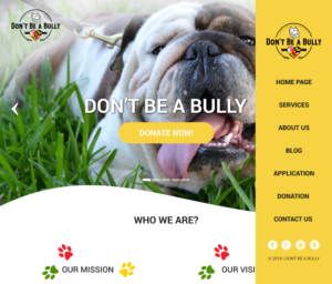 Diseño Web por RichardReyes para Don't Be A Bully | Diseño: #18716841