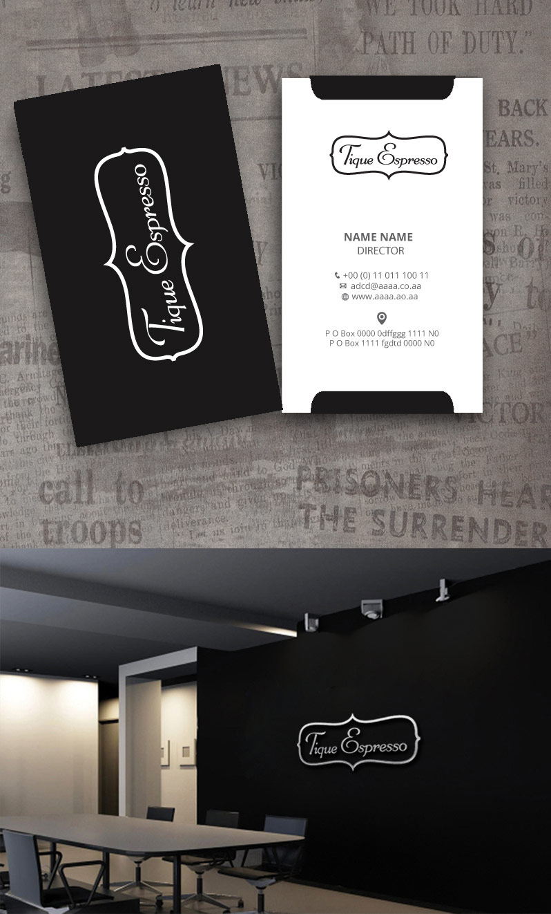 Diseño de Logo por zebronicgraphic para Tique Espresso | Diseño #18666157