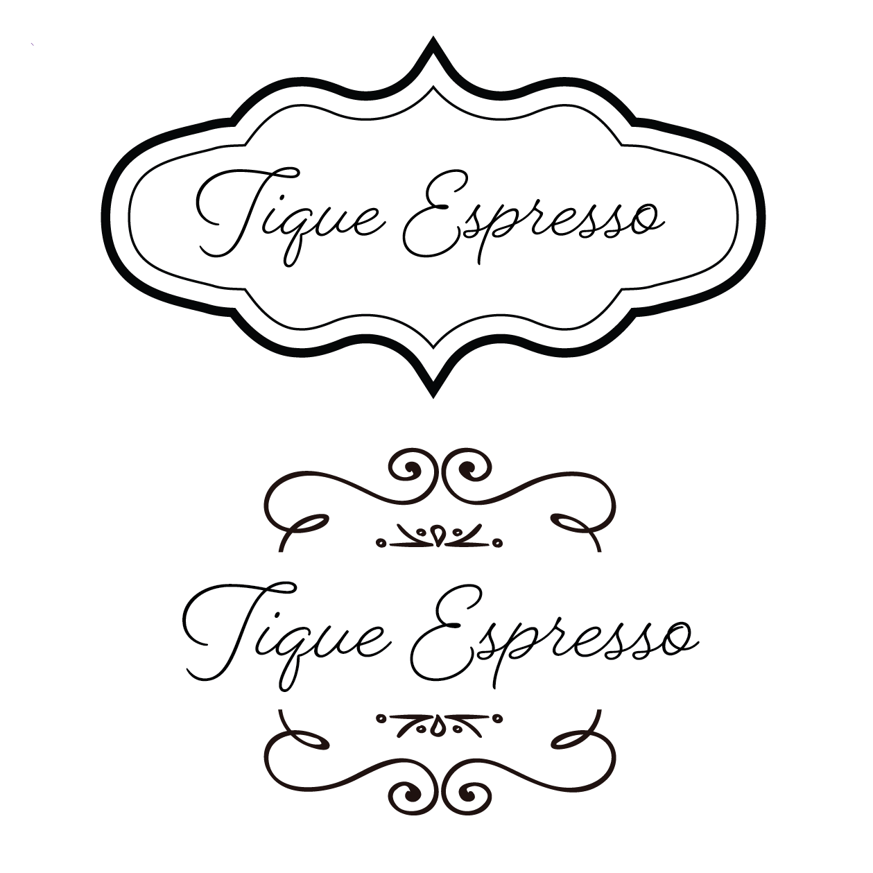Logo Design by Kimh for Tique Espresso | Design #18667801