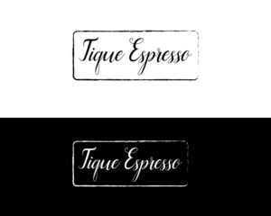 Logo Design by Himel khan 2 for Tique Espresso | Design #18670417