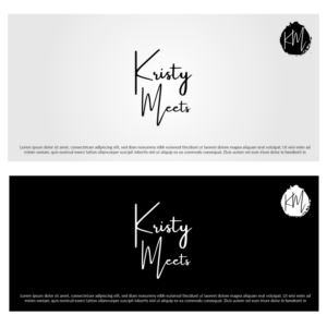 Diseño de Logo por WILD FOX Desing Studio para Kristy meets | Diseño: #18925553