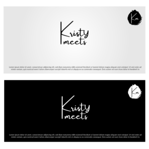 Diseño de Logo por WILD FOX Desing Studio para Kristy meets | Diseño: #18940600