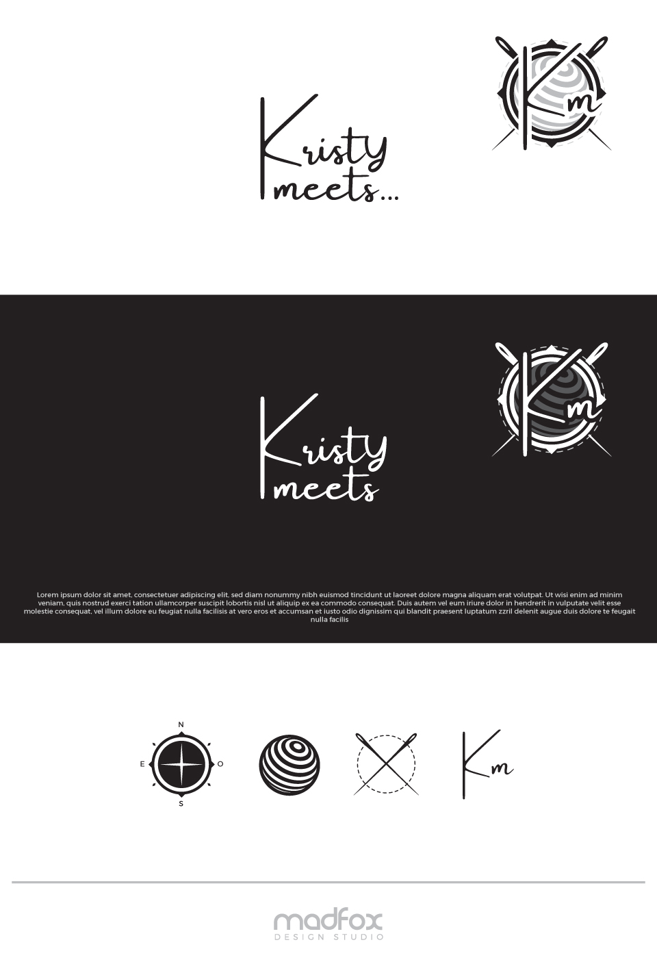 Diseño de Logo por WILD FOX Desing Studio para Kristy meets | Diseño #19020551