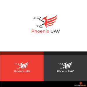 Phoenix UAV | Logo Design by Graphic Bricks
