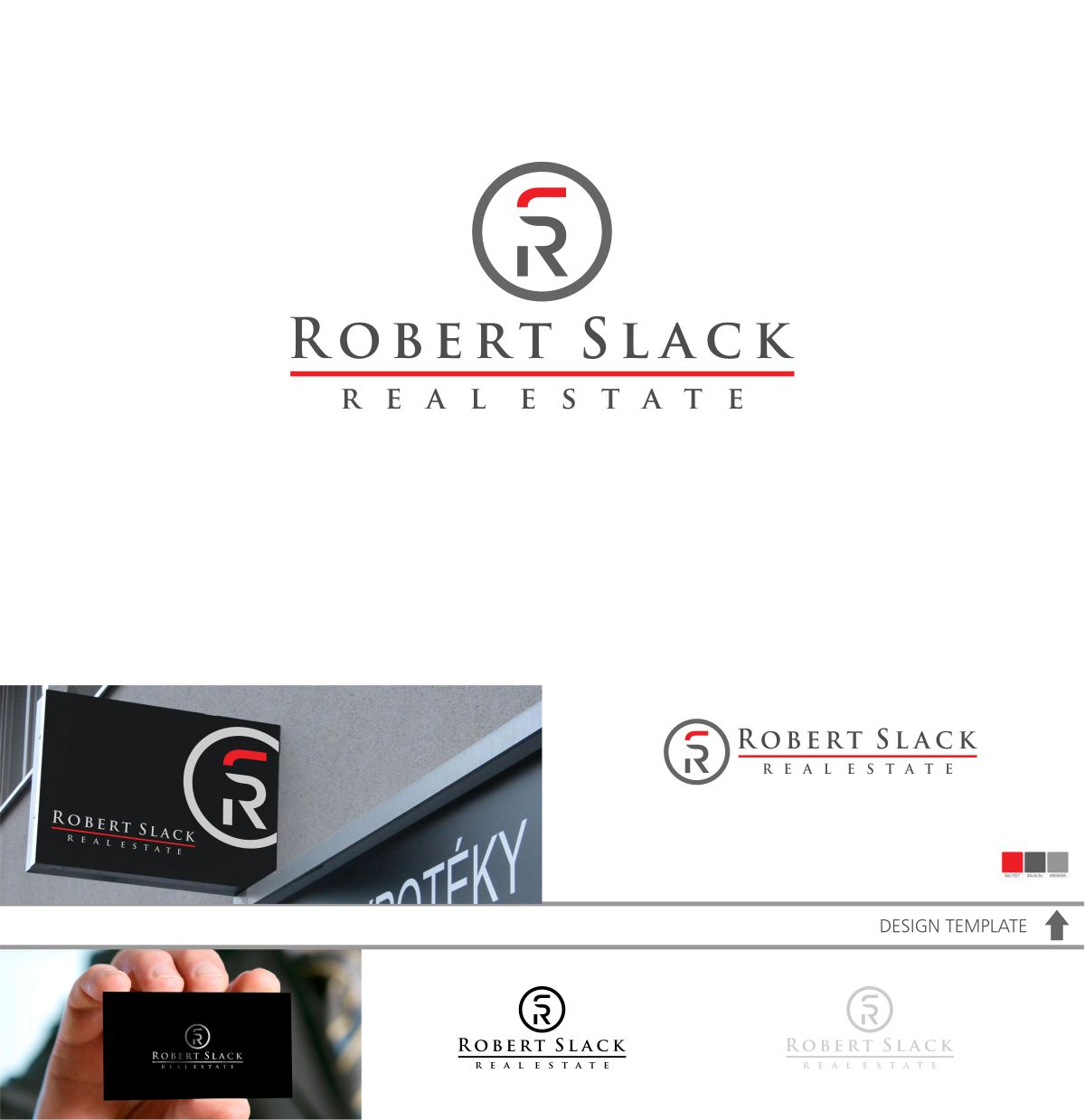 Logo Design by DesignMX (Renan Mejia) for Robert Slack Fine Homes | Design #18656117