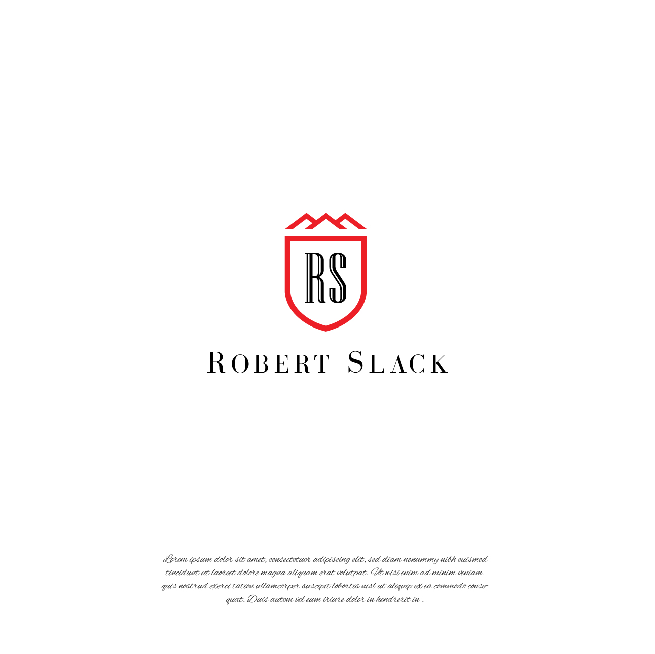 Logo-Design von sasa.perkunic für Robert Slack Fine Homes | Design #18699044