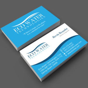 Design de Carte de Visite par adiazudin pour ECO Water Technologies, Corp | Design #18665601