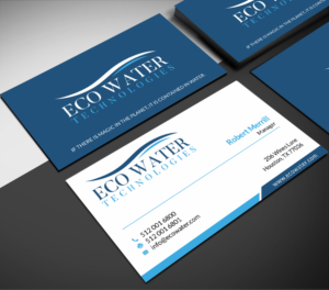 Business Card Design by SKYdesign for ECO Water Technologies, Corp | Design: #18662504