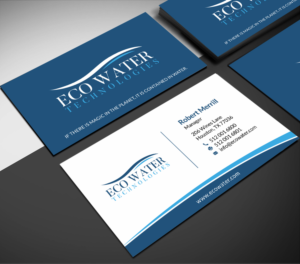 Business Card Design by SKYdesign for ECO Water Technologies, Corp | Design: #18662520
