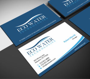 Business Card Design by SKYdesign for ECO Water Technologies, Corp | Design: #18662532