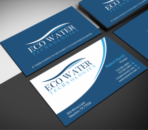 Business Card Design by SKYdesign for ECO Water Technologies, Corp | Design: #18662553
