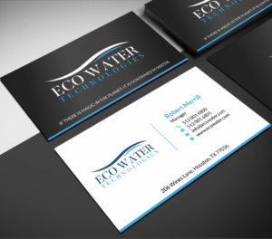 Eco Water Technologies Corp Business Cards | Business Card Design by SKYdesign