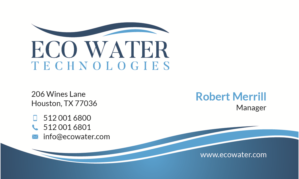 Eco Water Technologies Corp Business Cards | Business Card Design by SKYdesign