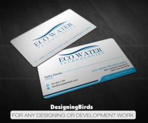Business Card Design by Designing Birds for ECO Water Technologies, Corp | Design: #18662472