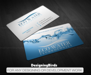 Business Card Design by Designing Birds for ECO Water Technologies, Corp | Design: #18662629