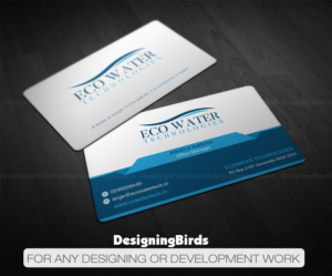 Business Card Design by Designing Birds for ECO Water Technologies, Corp | Design: #18662813