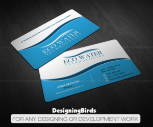 Business Card Design by Designing Birds for ECO Water Technologies, Corp | Design: #18663116