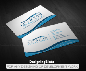 Business Card Design by Designing Birds for ECO Water Technologies, Corp | Design: #18663306
