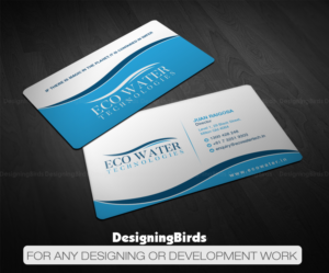 Business Card Design by Designing Birds for ECO Water Technologies, Corp | Design: #18663307