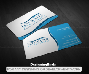 Business Card Design by Designing Birds for ECO Water Technologies, Corp | Design: #18664843