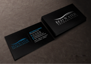 Design de Carte de Visite par Creations Box 2015 pour ECO Water Technologies, Corp | Design #18665374