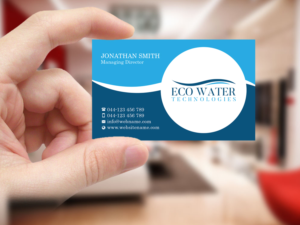 Business Card Design by Creations Box 2015 for ECO Water Technologies, Corp | Design: #18665388