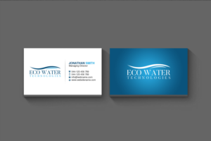 Business Card Design by Creations Box 2015 for ECO Water Technologies, Corp | Design: #18665422