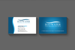 Business Card Design by Creations Box 2015 for ECO Water Technologies, Corp | Design: #18665423