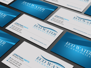 Business Card Design by Creations Box 2015 for ECO Water Technologies, Corp | Design: #18665425