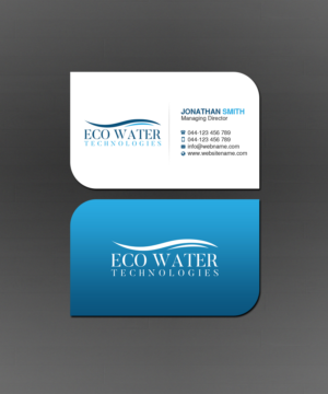 Business Card Design by Creations Box 2015 for ECO Water Technologies, Corp | Design: #18665531