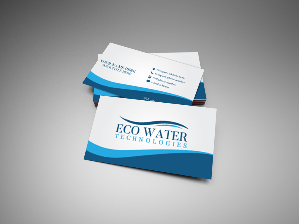 Business Card Design by DesignDUO for ECO Water Technologies, Corp | Design #18662278