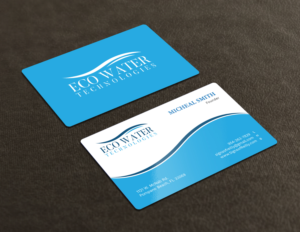 Business Card Design by Tripti Ranjan Gain for ECO Water Technologies, Corp | Design: #18660311