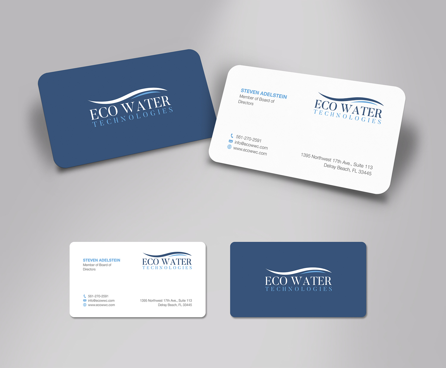 Business Card Design by logodentity for ECO Water Technologies, Corp | Design #18658752
