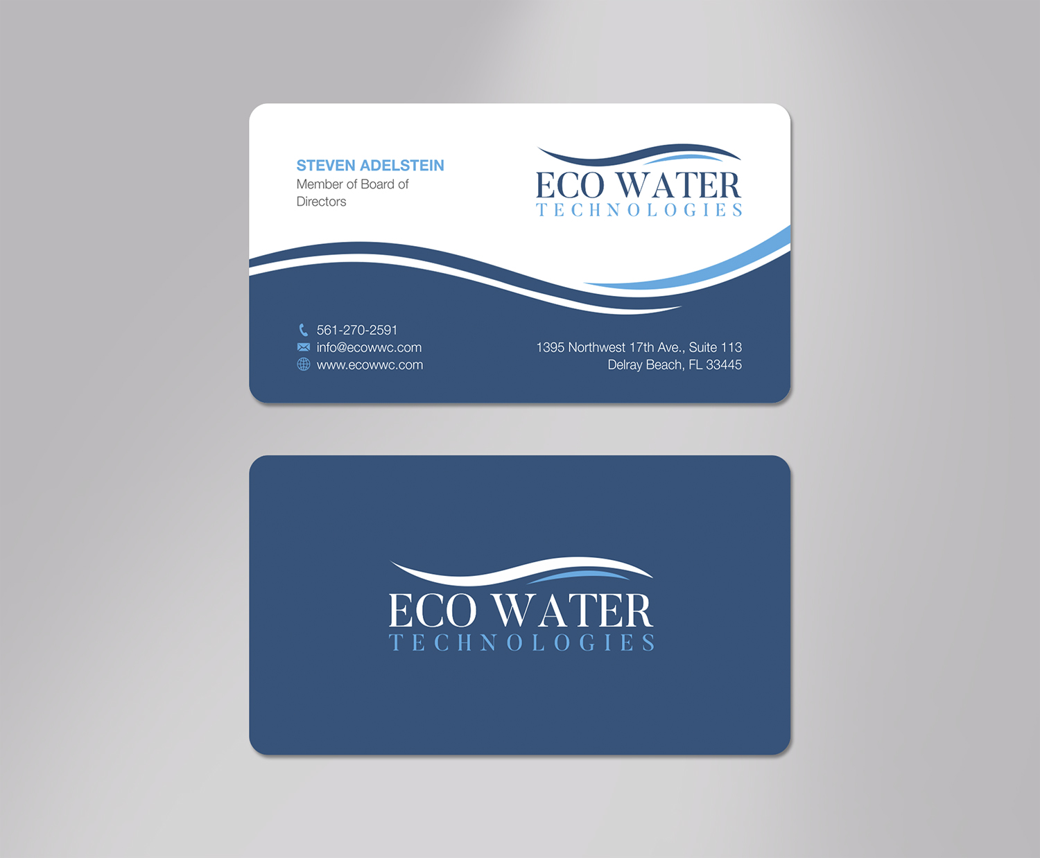 Business Card Design by logodentity for ECO Water Technologies, Corp | Design #18658754