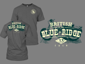 33rd British Motorcycle Rally in Blue Ridge Mountains | T-Shirt-Design von 2ndfloorharry