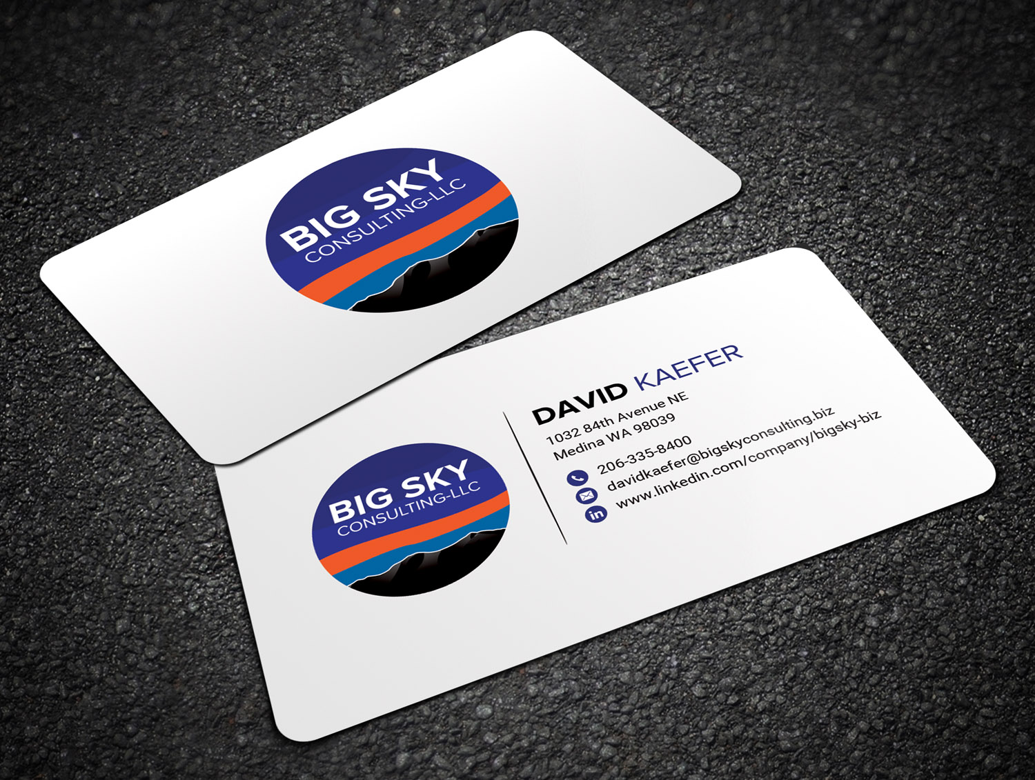 Business Card Design by Sandaruwan for Big Sky Consulting LLC | Design #18667427