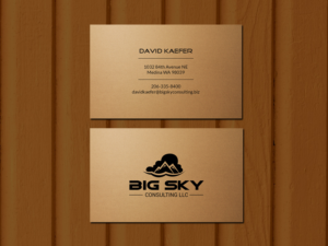 Diseño de Tarjeta de Presentación por Creations Box 2015 para Big Sky Consulting LLC | Diseño: #18665537