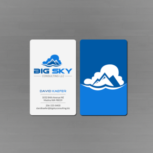 Diseño de Tarjeta de Presentación por Creations Box 2015 para Big Sky Consulting LLC | Diseño: #18665547