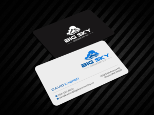 Business Card Design by Creations Box 2015 for Big Sky Consulting LLC | Design #18665551