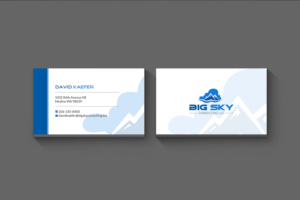 Diseño de Tarjeta de Presentación por Creations Box 2015 para Big Sky Consulting LLC | Diseño: #18665552